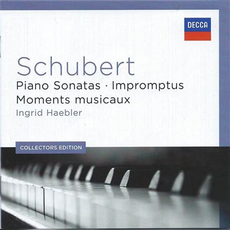 Schubert Piano Sonatas Impromptus Musique Musicaux CD4 Schubert