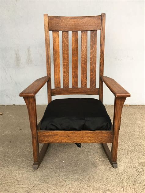 Representing more than 70 custom furniture makers we offer 40% discounts on solid wood rocking chairs including amish, mission, shaker, country & more. Mission Chestnut Slat Back Rocking Chair by National Chair ...