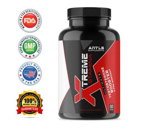 Antls Supplements Xtreme Stamina Mens Testosterone Booster 60