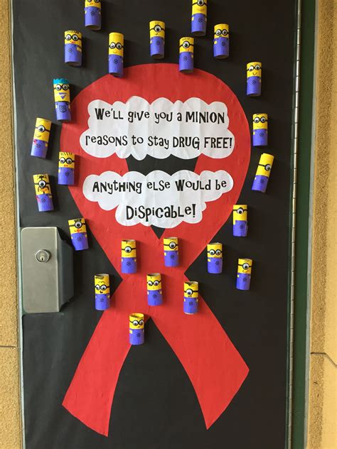 Creative Red Ribbon Week Door Ideas How To G