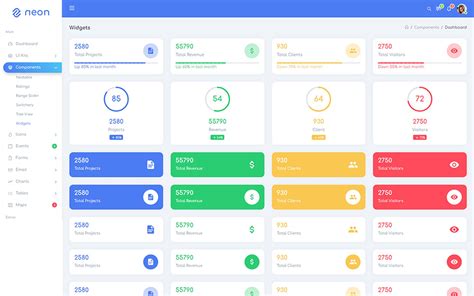 Neon Responsive Bootstrap 4 Admin Template By Themesbox Codester