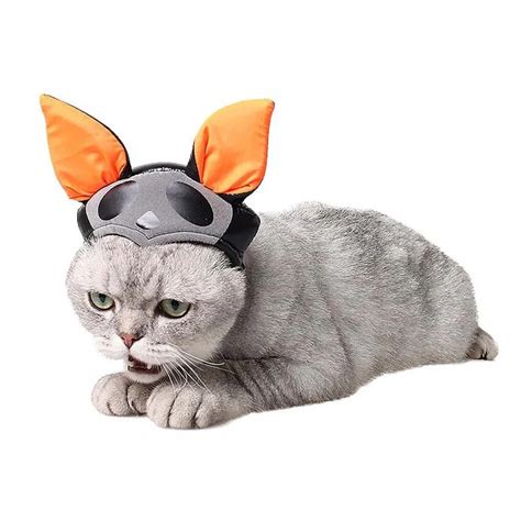 Pet Cat Dog Cap Halloween Caps Hat Kitten Headband With Bat Design