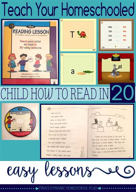 Teach Your Homeschooled Child How To Read In 20 Easy Lessons