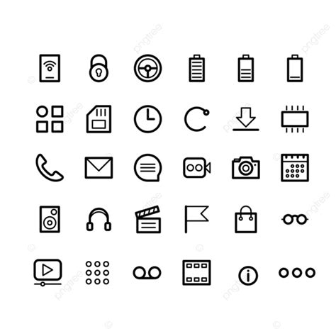 電話系統元素矢量icon圖標 黑白 簡約 Icon向量圖案素材免費下載，png，eps和ai素材下載 Pngtree