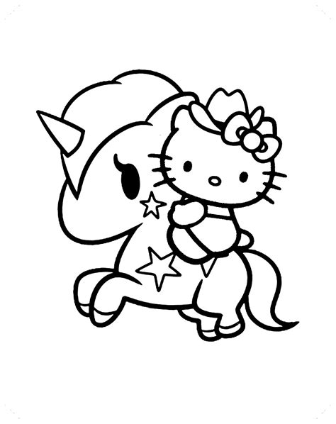 Colorear Hello Kitty Online 🥇 Dibujo Imágenes