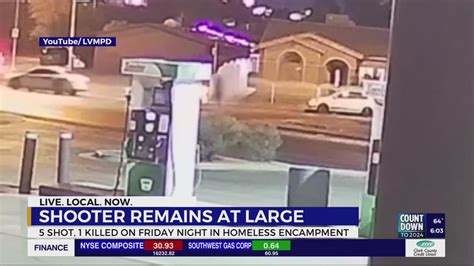 Las Vegas Police Release Video Of Suspect After 5 Shot At Homeless