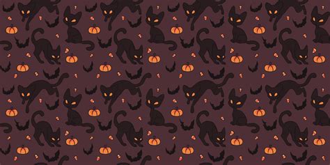 Wallpaper Halloween Black Cats Pumpkin X Qw HD Wallpapers WallHere