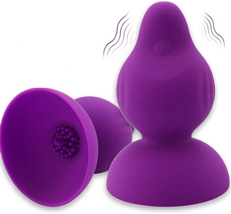 Nippelsauger Vibratoren Brust Massagegerät für Sie Klitoris Sauger Massager Zunge Lecken Nippel