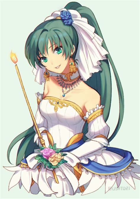 #fire emblem #fire emblem heroes #cecilia fire emblem #this is the most tasteful unit ive ever seen. Safebooru - 1girl bare shoulders bouquet bride dress fire ...