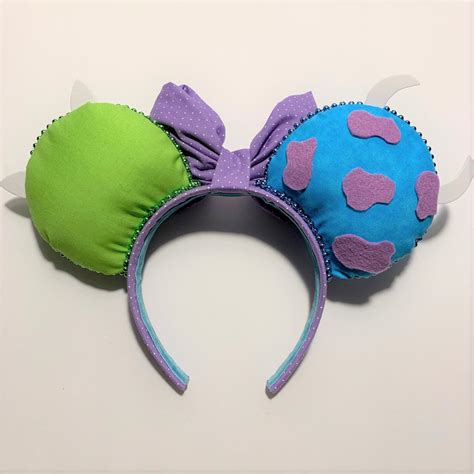 Monsters Inc Mickey Ears Mike And Sully Mickey Ears Mickey Etsy