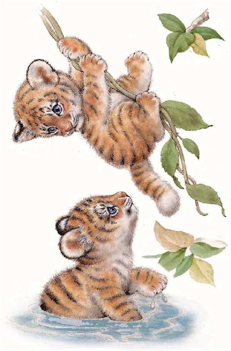 Download the book for quality assessment. Baby Tiger Cubs source unknown | Animal drawings, Baby animal drawings, Jungle animals pictures