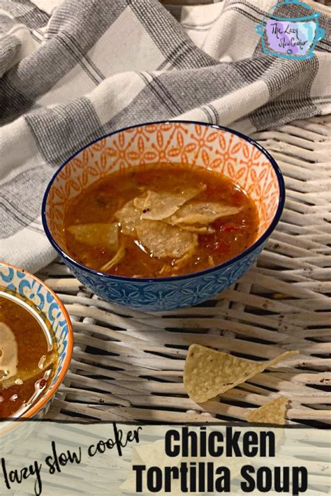 In a large plastic container, mix water, salt, sugar and vinegar. Lazy Chicken Tortilla Soup - The Lazy Slow Cooker | Recipe ...