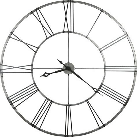 Howard Miller Stockton Wall Clock In Brushed Aged Nickel 625 472