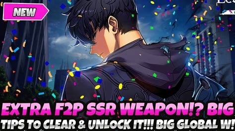 Extra Global F P Ssr Weapon How To Clear Unlock It Big Tips