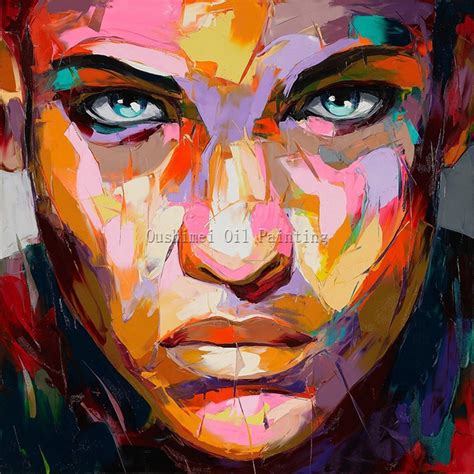 Free Shipping High Quality Abstract Portrait Oil Painting