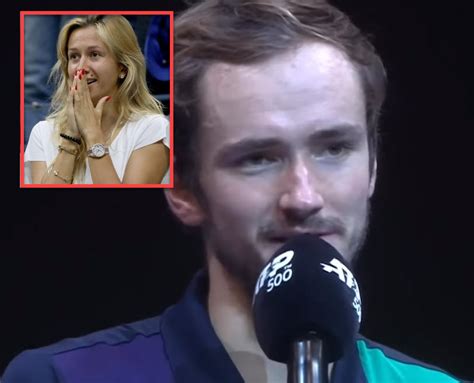 Emotional Medvedev Dedicates The Title In Vienna To His Wife Daria For