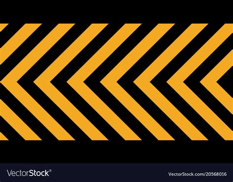 Background Yellow Black Stripes Industrial Sign Vector Image