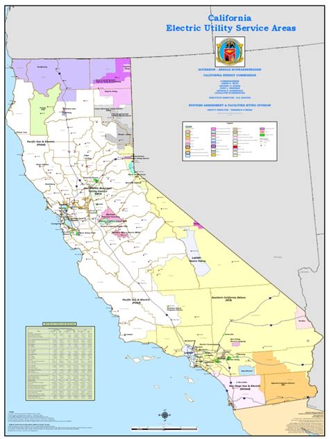 California Electric Utility Service Areas California Southern