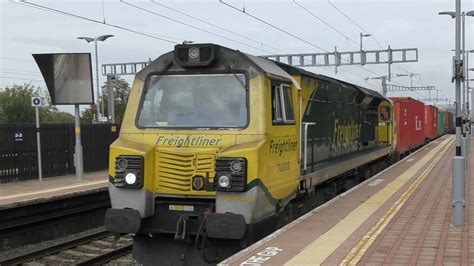 Freight Trains At Cholsey And Swindon 8th October 2019 Youtube