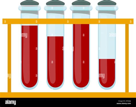 Blood Vial Test Tube Stock Vector Images Alamy