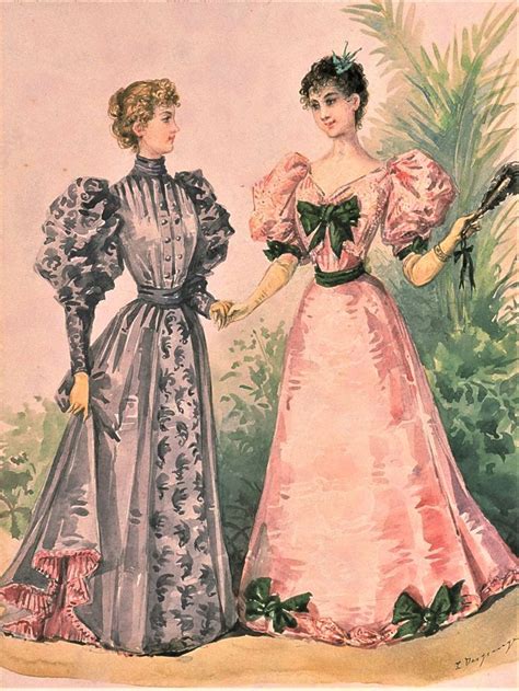 La Mode Illustree 1895 Victorian Era Fashion Historical Fashion