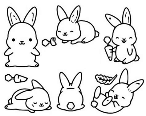 Top Imagen Dibujos De Conejos Kawaii Thptnganamst Edu Vn