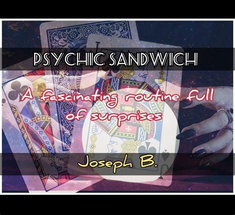 Joseph B Psychic Sandwich Erdnase Magic Store