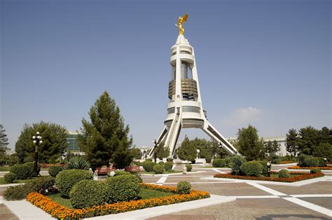 Monument Of Neutrality Ashgabat Pictures Turkmenistan In Global