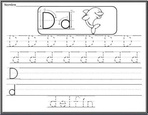 Handwriting Practice Pages In Spanish Handwriting Worksheets For The
