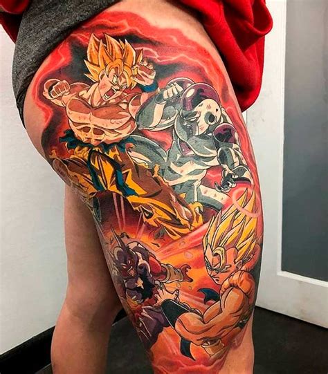 Goku y vegeta dragon ball z. Tatuajes de Dragon Ball: Historia, diseños de tattoos y más