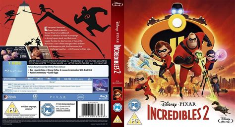 Incredibles 2 2018 R2 Blu Ray Cover Dvdcovercom