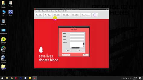 Blood Bank Management System Desktop Software Youtube