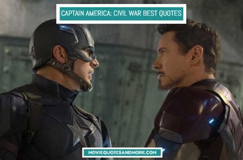 Captain America Civil War Best Quotes ‘you Chose The Wrong Side