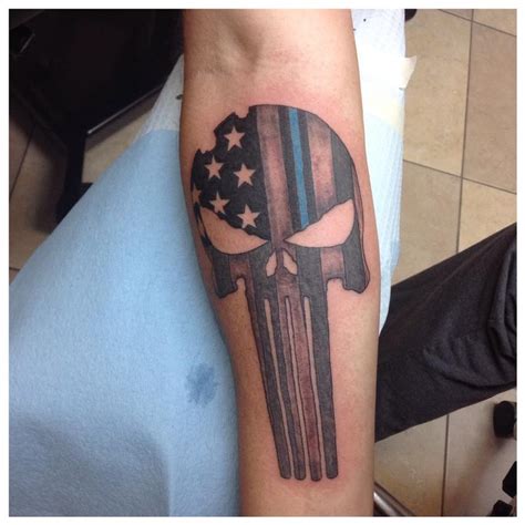 Punisher Skull By Cat Johnson Tattoonow