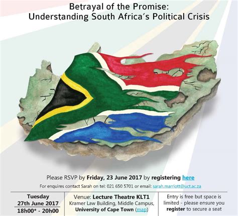 Betrayal Of The Promise Understanding South Africas Political Crisis