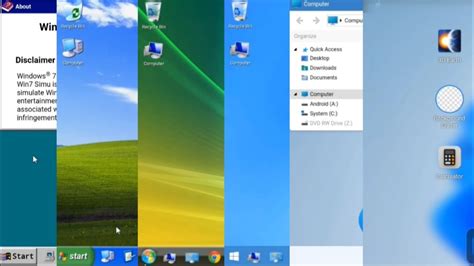 All Windows 7 Simulator Themes Youtube