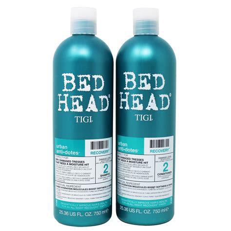 Tigi Bed Head Urban Anti Dotes Damage Level Recovery Moisturizing Daily Shampoo Conditioner
