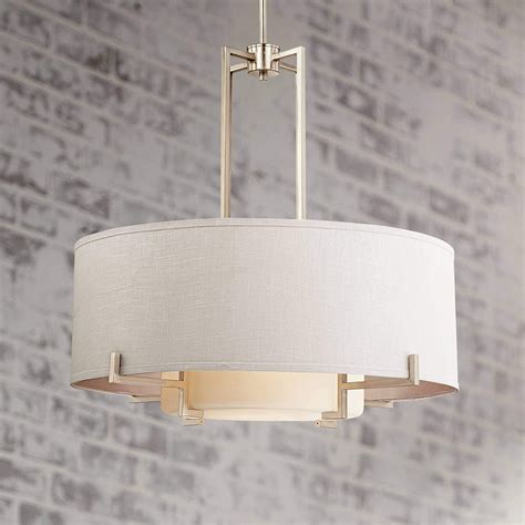 Concentric Shades Brushed Nickel Pendant Chandelier 28