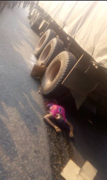 Graphic Photos Lady Crushed To Death By Truck In Kogi State Delsublog
