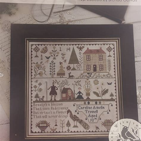 brenda gervais samplers cross stitch etsy