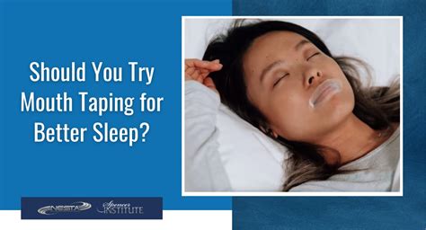 Benefits And Dangers Of Mouth Taping For Sleep Spencer Institute