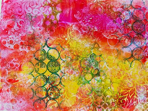 Printing With Gelli Arts Printing Single Prints With Multiple Layers
