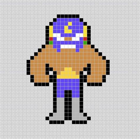 Tuto dessin sprout pixel art brawl stars. El primo brawl stars videojuego pixel art patterns - Artofit