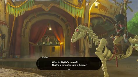 Taking A Stal Horse To A Stable The Legend Of Zelda Breath Of The