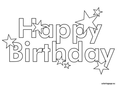 I love these free printable happy birthday coloring pages. Pin on sponsored child letter mailing ideas