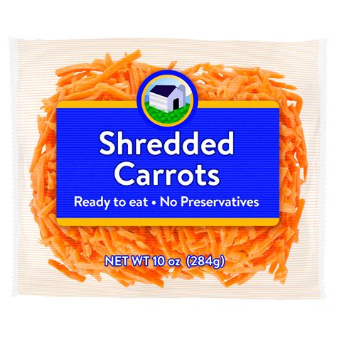 Fresh Shredded Carrots 10 Oz Bag