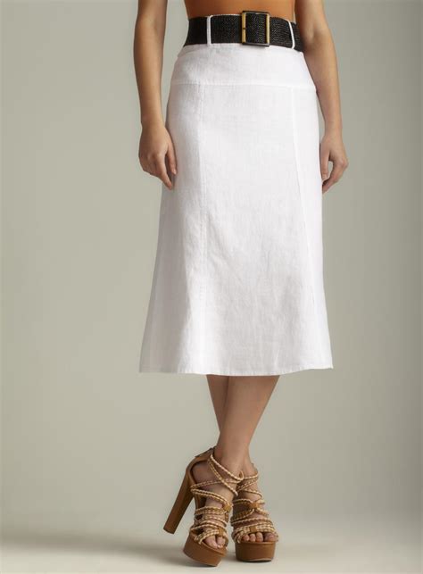for cynthia belted long linen skirt free shipping on orders over 45 15438578