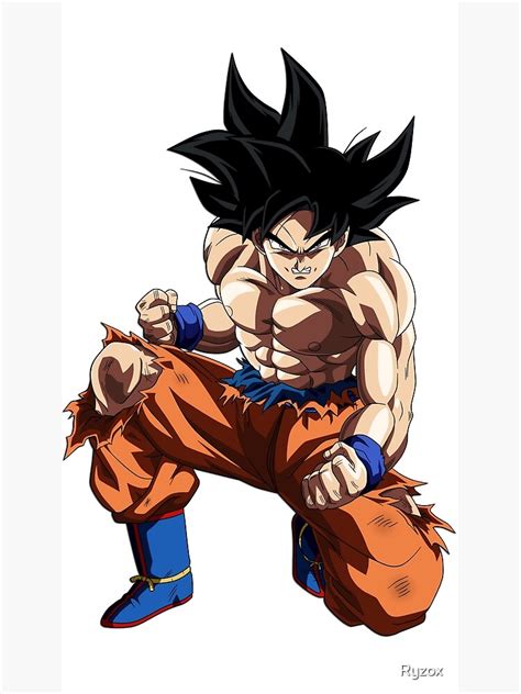 Goku Ultra Instinct Fight Poster For Sale By Ryzox Redbubble