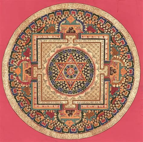 Tibetan Buddhist Mandala Of Vajrayogini