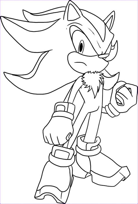 Dibujos Sonic Para Colorear Twitter Cumpleanos De Sonic Sonic Shadow